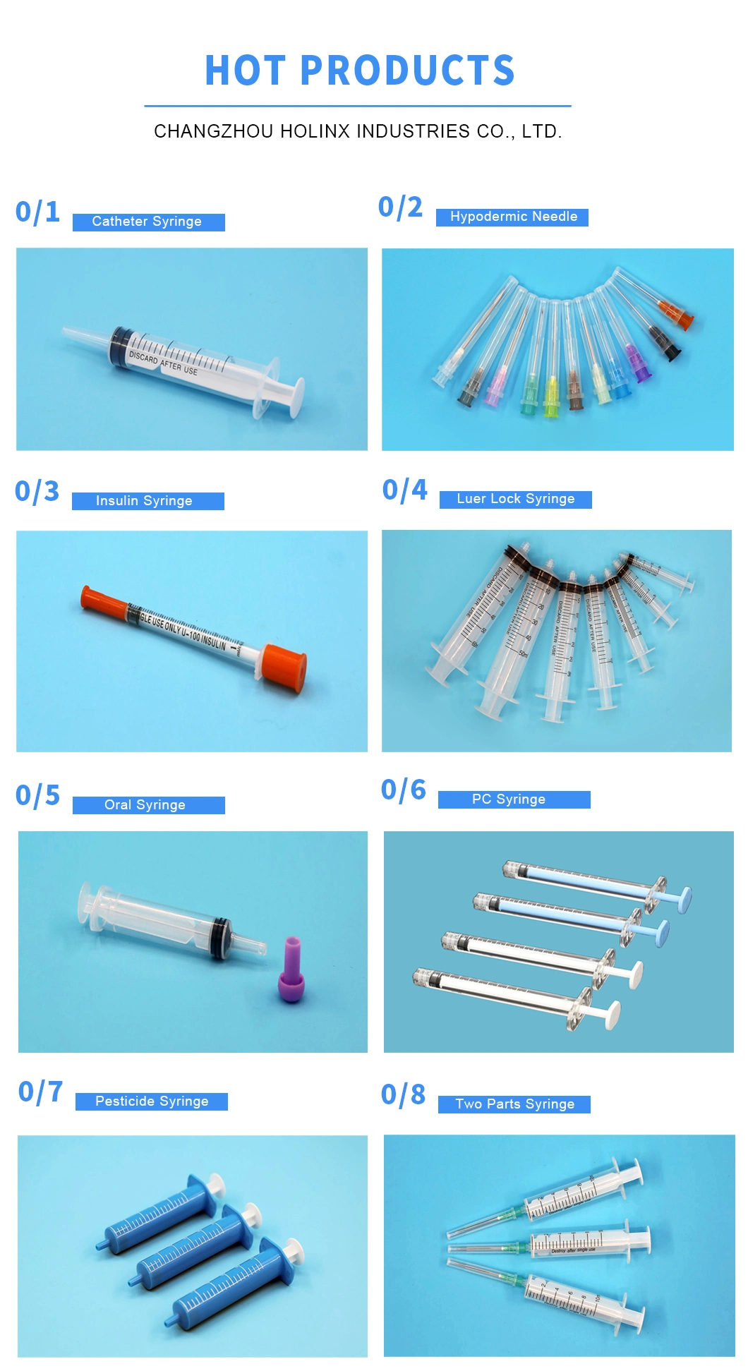 20ml Disposable Veterinary Syringe with Needles