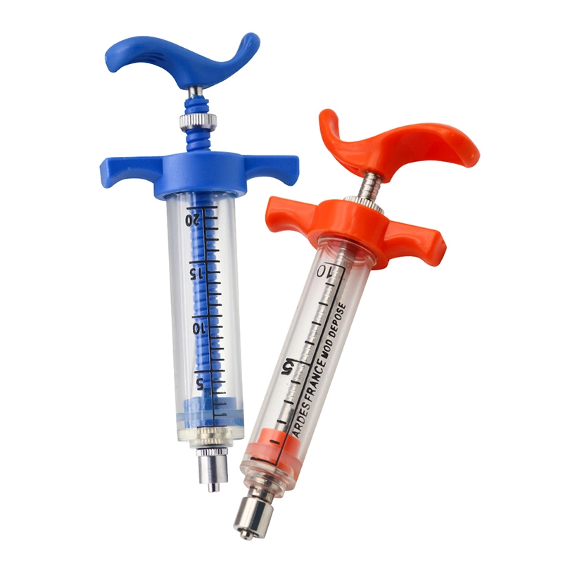 Veterinary Products 20ml 30ml Tpx and PC Plastic-Steel Veterinary Syringe